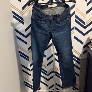 Abercrombie & Fitch Dark Blue Straight Leg Jeans